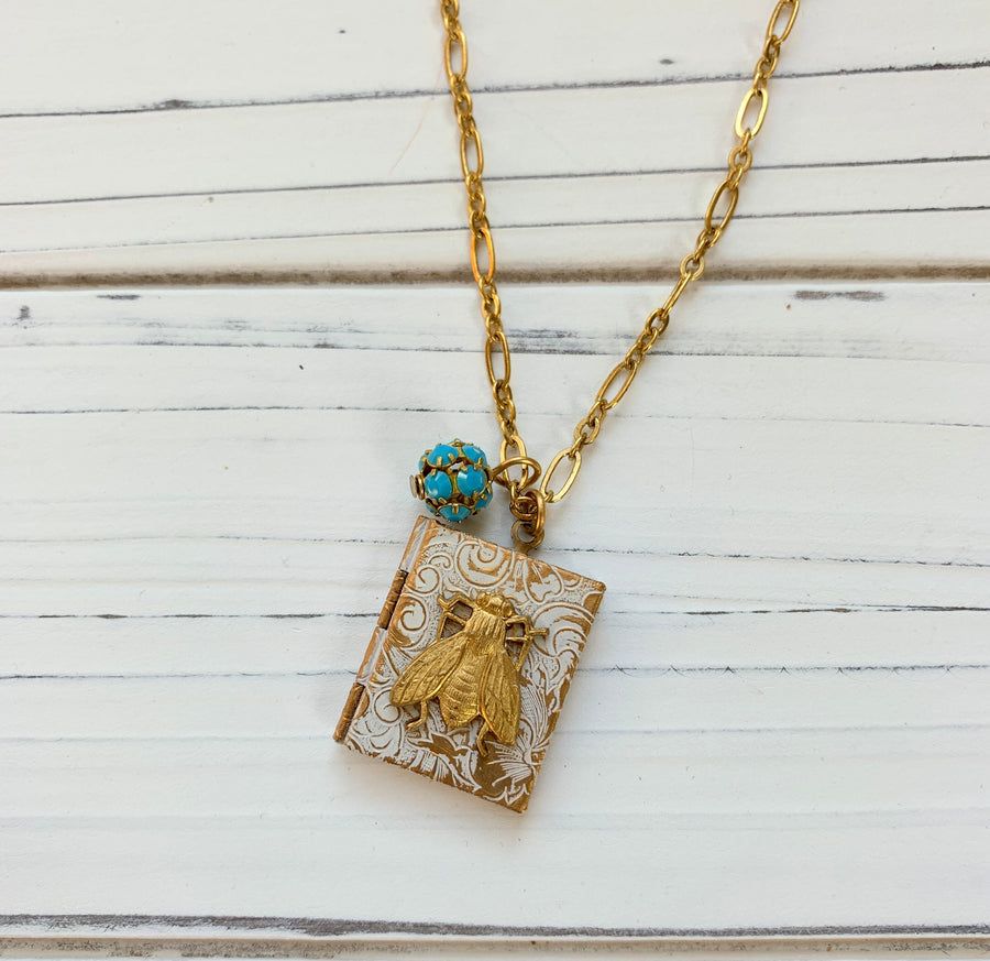 Gold-Filled Celestial Book Necklace | Midori Jewelry Co.